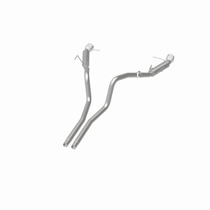 Magnaflow 2014 Ford Mustang V6 3.7L Comp Series Dual Split Rear Polished Stainless C/B Perf Exhaust Magnaflow