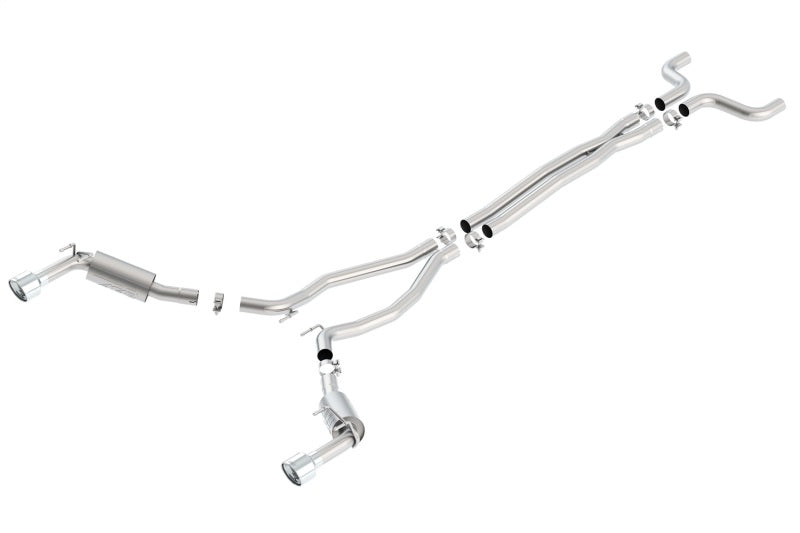 Borla 14-15 Chevy Camaro SS 6.2L V8 Single Split Rear Exit ATAK Catback Exhaust - eliteracefab.com