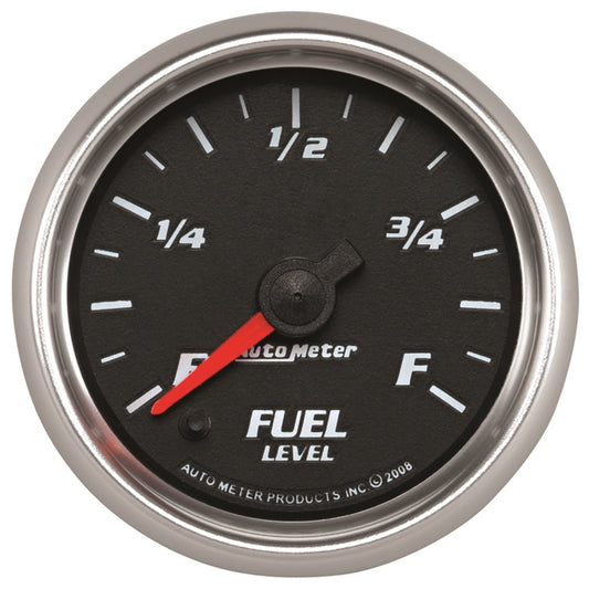Autometer Pro-Cycle Gauge Fuel Level 2 1/16in 0-280 Programmable Black 19609