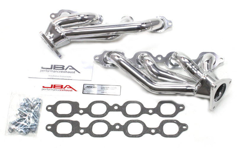 JBA 14-19 GM Truck 5.3L/6.2L DFI 1-5/8in Primary Silver Ctd Cat4Ward Header JBA