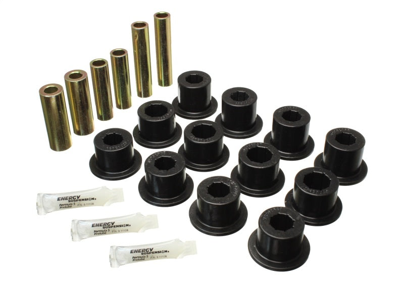 Energy Suspension 07-21 Toyota Tundra Leaf Spring Bushing Set - Black - eliteracefab.com