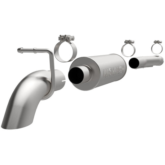 MagnaFlow 12-14 Jeep Wrangler JK Unltd V6 3.6L 2D Turn Down Front of Rear Tire SS C/B Perf Exhaust Magnaflow