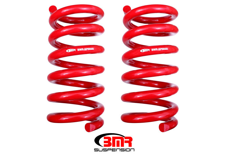 BMR 15-17 S550 Mustang Rear Handling Version Lowering Springs - Red - eliteracefab.com