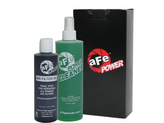 aFe Air Filter Restore Kit (8oz Squeeze Oil & 12oz Spray Cleaner) - Black - eliteracefab.com