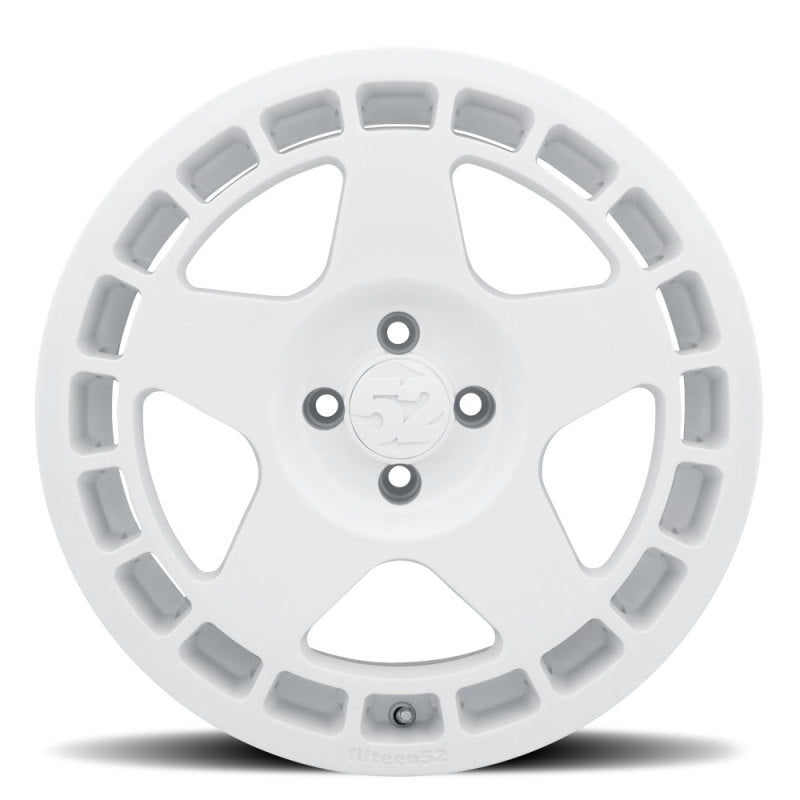 fifteen52 Turbomac 17x7.5 4x108 42mm ET 63.4mm Center Bore Rally White Wheel - eliteracefab.com