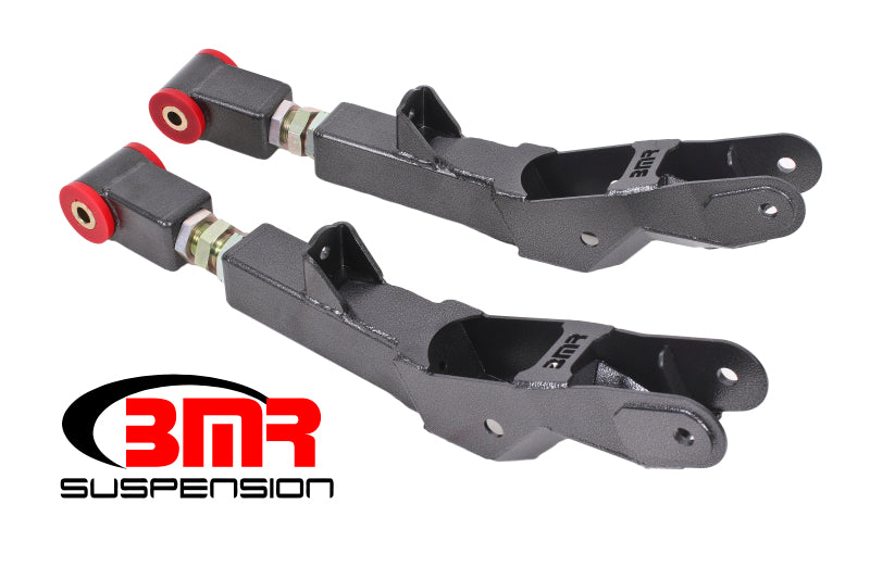 BMR REAR LOWER CONTROL ARMS ADJ POLY BUSHINGS - BLACK (10-15 CAMARO) - eliteracefab.com