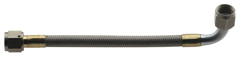 Fragola -6AN Hose Assembly Straight x 90 Degree Steel Nut 72in Fragola