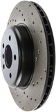 STOPTECH 11-13 BMW 550I REAR LEFT DRILLED SPORT BRAKE ROTOR, 128.34133L