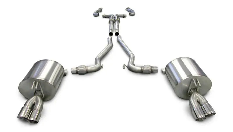 Corsa 08-09 Pontiac G8 GXP 6.0L V8 Polished Sport Cat-Back + XO Exhaust - eliteracefab.com
