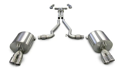 Corsa 08-09 Pontiac G8 GXP 6.0L V8 Polished Sport Cat-Back + XO Exhaust - eliteracefab.com