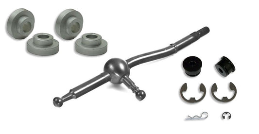 Torque Solution Short Shifter, Base, and Shifter Cable Bushing Combo for 2008-2009 Mitsubishi Evo X - TS-SS-005a