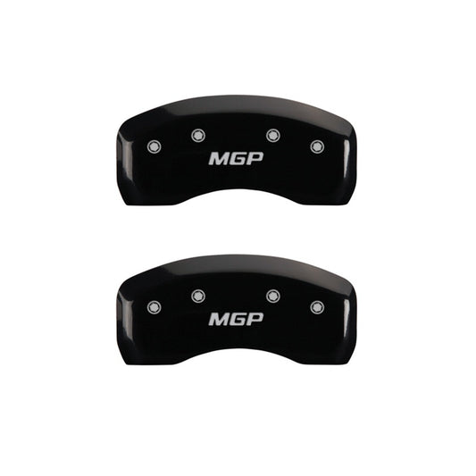 MGP 2 Caliper Covers Engraved Rear MGP Black Finish Silver Characters 2007 Acura RL MGP