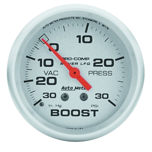 Autometer Ultra-Lite 66.7mm 30 PSI Mechanical Boost Gauge 4603