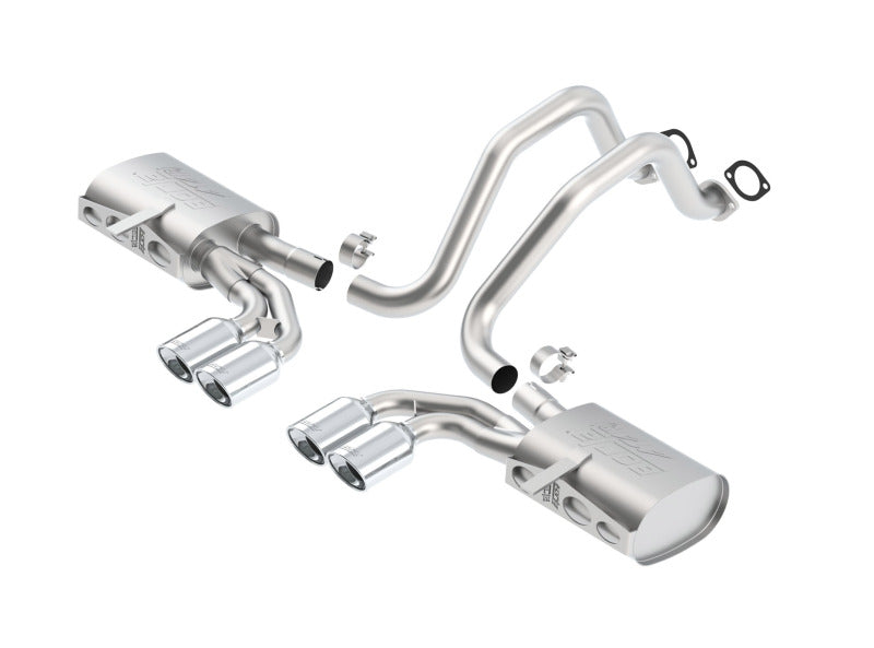 Borla 97-04 Chevrolet Corvette 5.7L 8cyl ATAK SS Catback Exhaust - eliteracefab.com