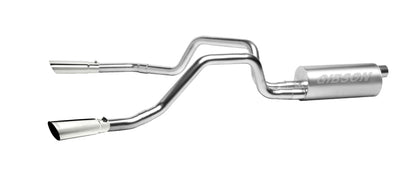 Gibson 98-00 Chevrolet S10 LS 2.2L 1.75in Cat-Back Dual Split Exhaust - Aluminized Gibson