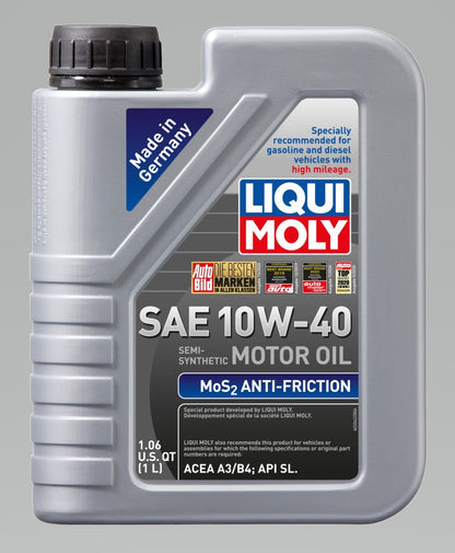 LIQUI MOLY 1L MoS2 Anti-Friction Motor Oil 10W40 LIQUI MOLY