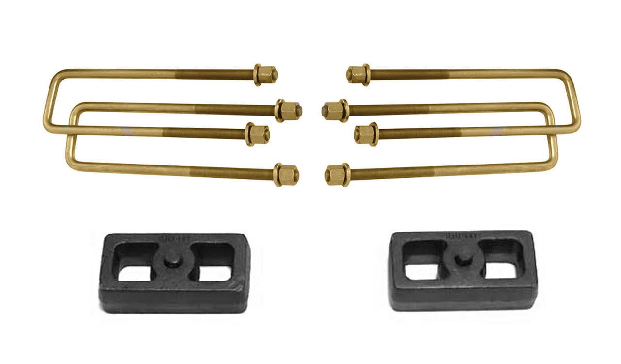 MaxTrac 13-18 RAM 3500 4WD 3.5in Rear Block & U-Bolt Lift Kit - eliteracefab.com