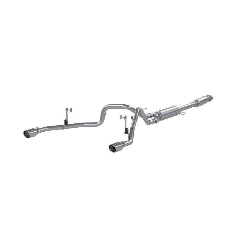 MBRP 2021+ F-150 2.7L/ 3.5L Ecoboost, 5.0L 3in Cat Back 2.5in Dual Split Rear - Aluminized Steel - eliteracefab.com