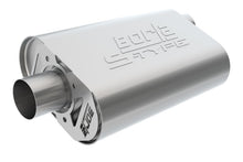 Load image into Gallery viewer, Borla CrateMuffler SBC Hot 350/383 3.0 inch Offset/Center 14in x 4.35in x 9in Oval S-Type Muffler - eliteracefab.com