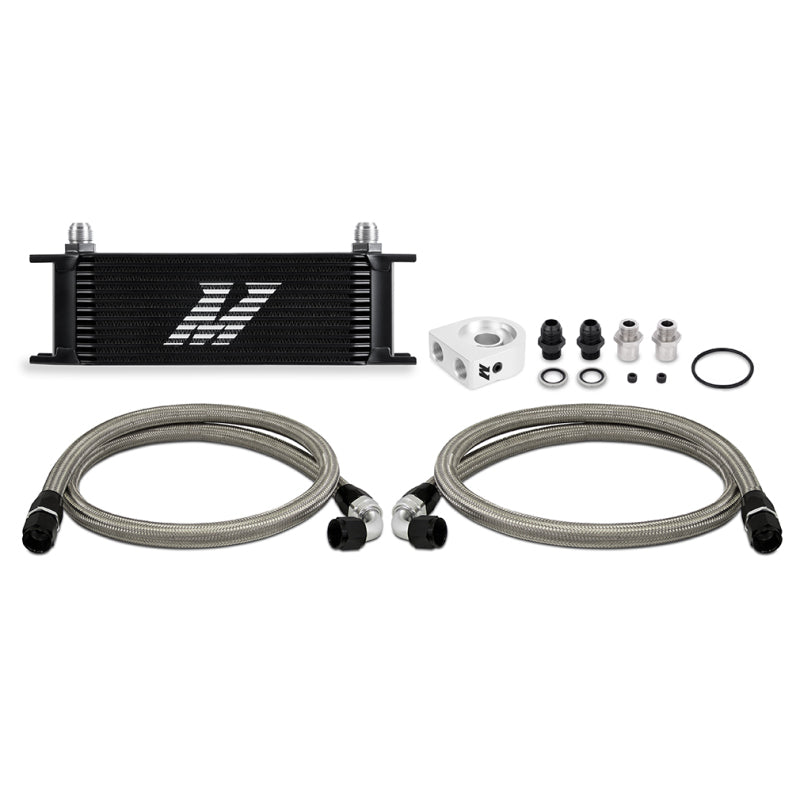 Mishimoto Universal 13 Row Oil Cooler Kit (Black)