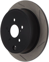 Load image into Gallery viewer, STOPTECH POWER SLOT 08-10 WRX REAR LEFT SLOTTED ROTOR, 126.47029SL - eliteracefab.com