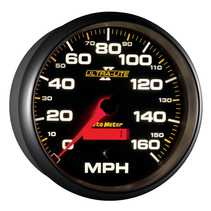 Autometer Ultra-Lite II 5 Inch 160 MPH FSE Programmable Speedometer 4989