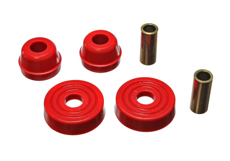 Energy Suspension 83-04 Ford Mustang SVO Red McPherson Strut Tower Bushing Set - eliteracefab.com