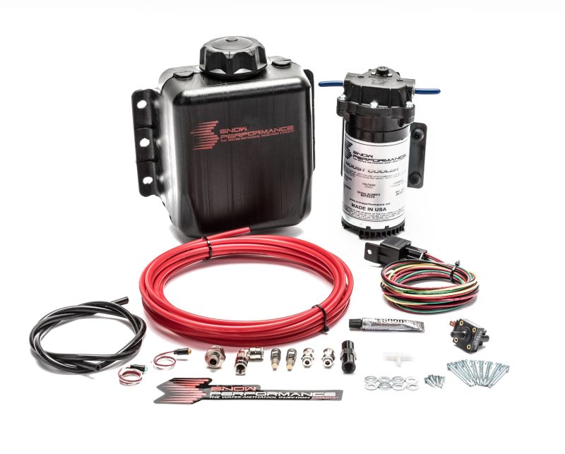 Snow Performance Stg 1 Boost Cooler TD Water Injection Kit (Incl. Red Hi-Temp Tubing/Quick Fittings) - eliteracefab.com