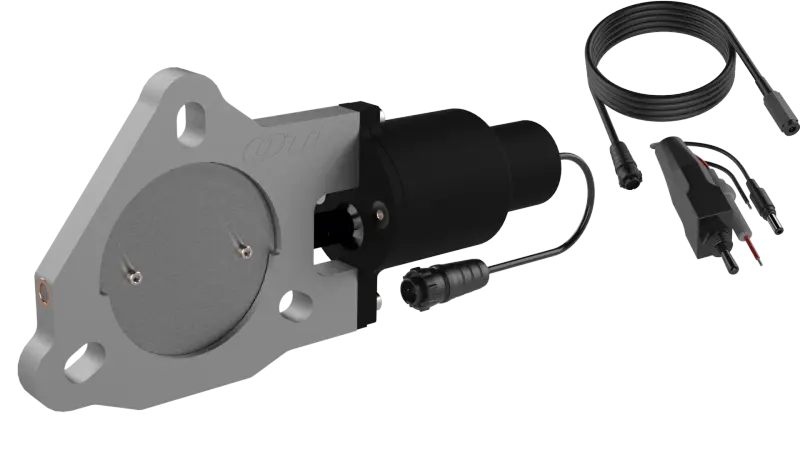 QTP 3in Bolt-On QTEC Electric Cutout Valve for Borla Exhausts - Single - eliteracefab.com