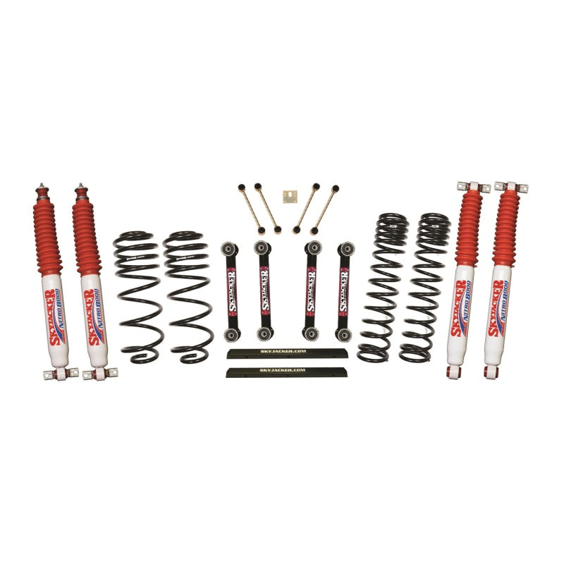 Skyjacker 03-06 Jeep TJ 4in D-Rate Long Travel Kit w/ OE FR/RR Lower Links/Nitro 8000 Shocks