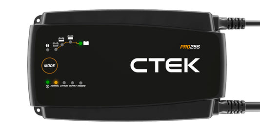 CTEK PRO25S Battery Charger - 50-60 Hz - 12V - eliteracefab.com