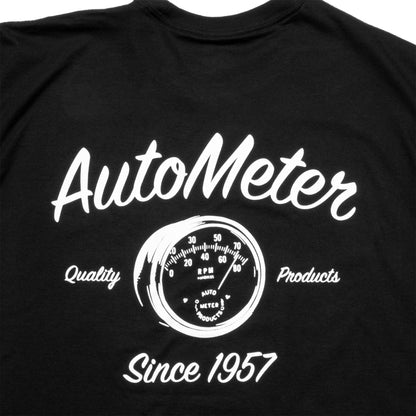 Autometer Vintage T-Shirt Black Large 0423L