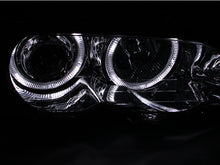 Load image into Gallery viewer, ANZO USA Bmw 3 Series E46 2dr-Non Xenon Models Projector Headlights W/ Halo Chrome; 2000-2003 - eliteracefab.com