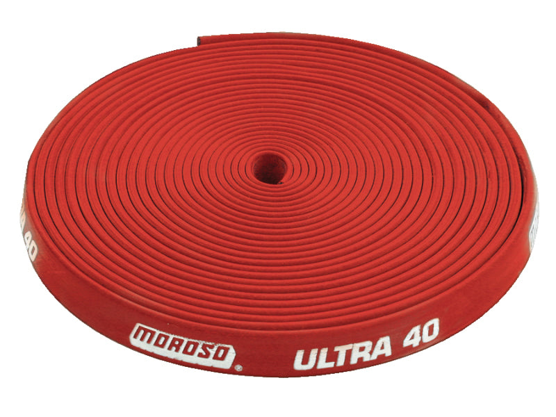 Moroso Insulated Spark Plug Wire Sleeve - Ultra 40 - 8.65mm - Red - 25ft Roll