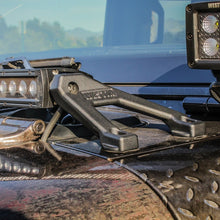 Load image into Gallery viewer, Westin 18-20 Jeep Wrangler / 2020 Gladiator LED Cowl Mount - Textured Black - eliteracefab.com