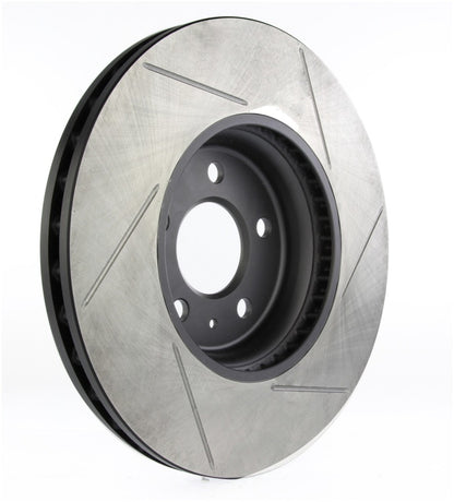 StopTech 09-10 Audi A4 / 08-10 A5 / 10 Audi S4 Front Right Slotted Rotor - eliteracefab.com