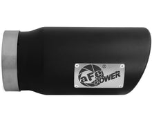 Load image into Gallery viewer, aFe Diesel Exhaust Tip Bolt On Black 5in Inlet x 6in Outlet x 12in Long - eliteracefab.com