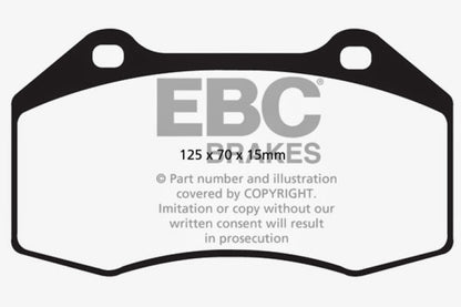 EBC RedStuff Front Brake Pads - DP32021/2C EBC