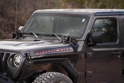 DV8 Offroad 18-25 Jeep Gladiator JT Cowl Light Bar Bracket LBJL-04