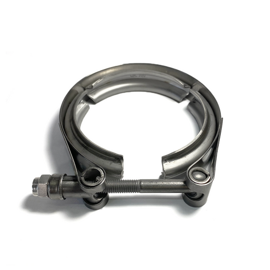 Ticon 5in Stainless Steel V-Band Clamp for GT47-55 Undivided Housing
