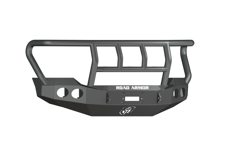Road Armor 11-16 Ford F-250 Stealth Front Winch Bumper w/Titan II Standard Flare - Tex Blk Road Armor