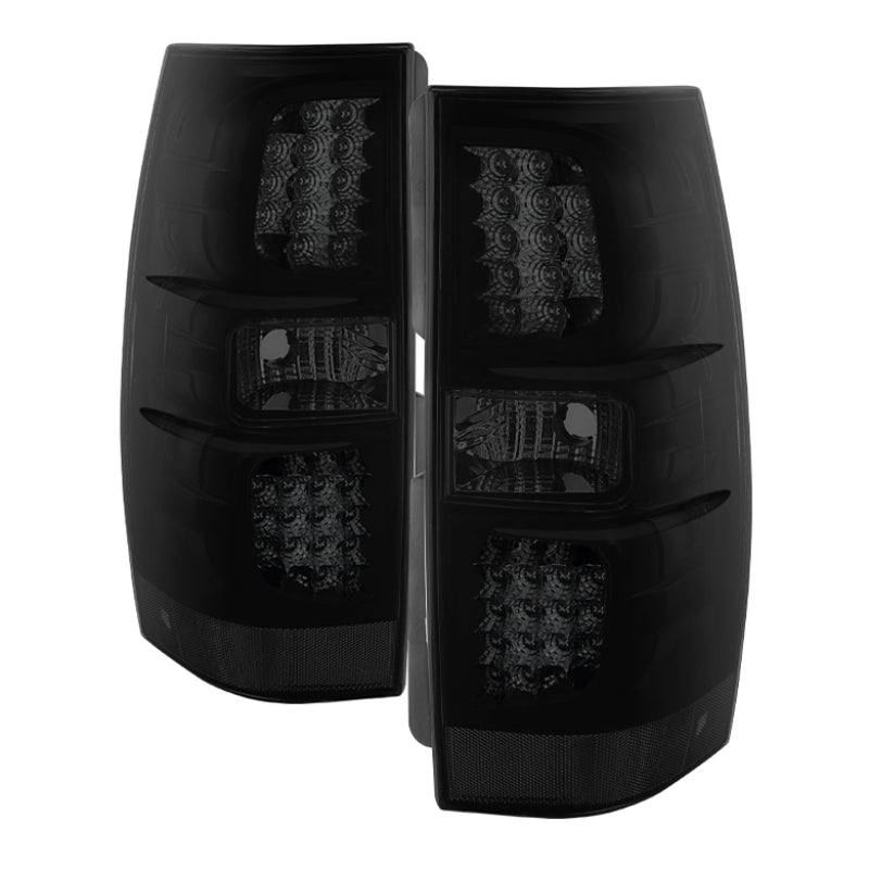 Xtune Mc Yukon/Yukon Denali 07-14 LED Tail Lights Black Smoked ALT-JH-CSUB07-LED-G2-BSM - eliteracefab.com