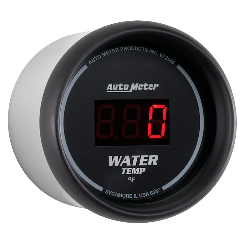 Autometer Black 0-300 F Digital Water Temp Gauge.