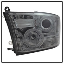 Load image into Gallery viewer, Spyder Dodge Ram 1500 09-14 10-14 Projector Headlights Halogen- LED Halo LED- Smke PRO-YD-DR09-HL-SM - eliteracefab.com