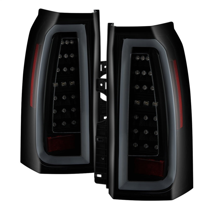 Spyder Chevy Tahoe / Suburban 15-17 LED Tail Lights - Black Smoke (ALT-YD-CTA15-LED-BSM) - eliteracefab.com