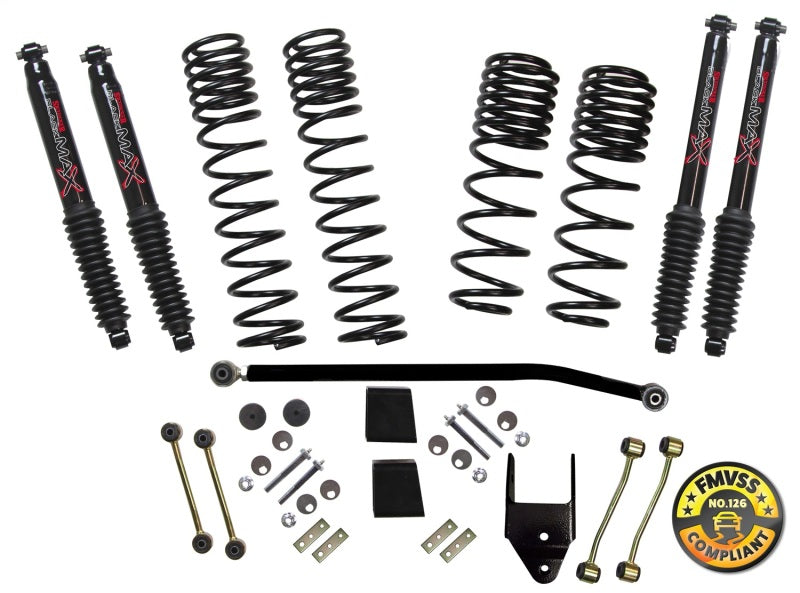 Skyjacker 2018 Jeep Wrangler JL 4 Door 4WD (Non-Rubicon) Long Travel 2 Stage 3.5in-4in Coil System - eliteracefab.com