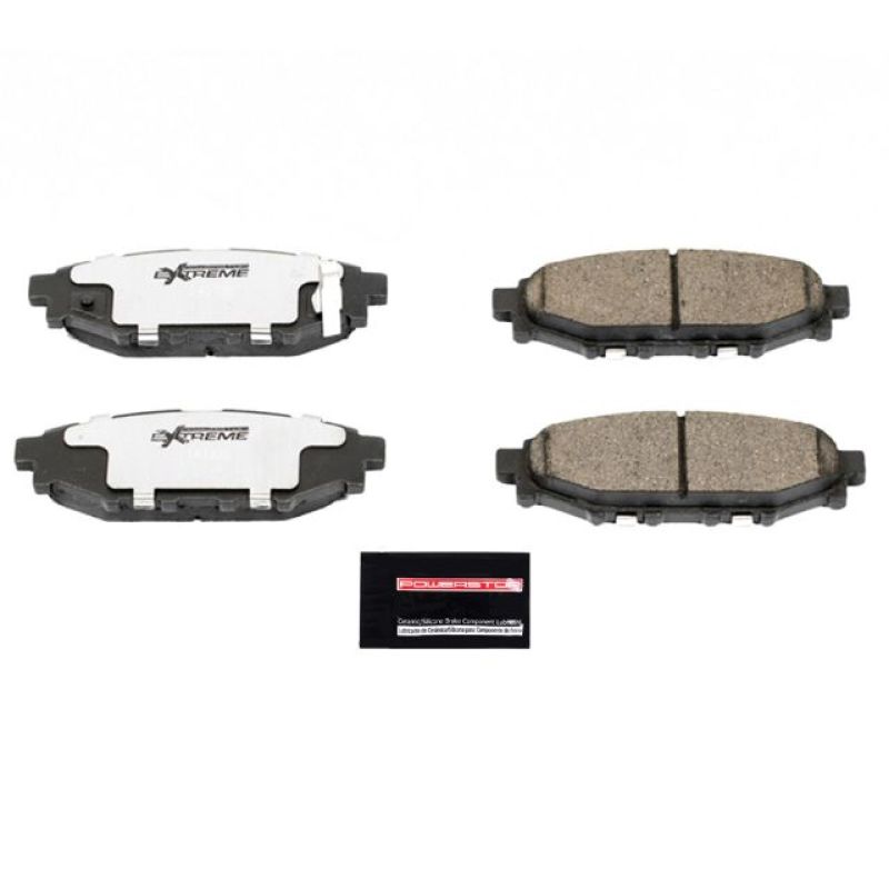 Power Stop 13-16 Subaru BRZ Rear Z26 Extreme Street Brake Pads w/Hardware PowerStop
