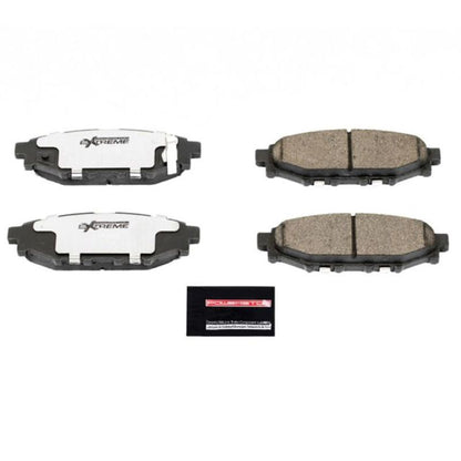Power Stop 13-16 Subaru BRZ Rear Z26 Extreme Street Brake Pads w/Hardware PowerStop