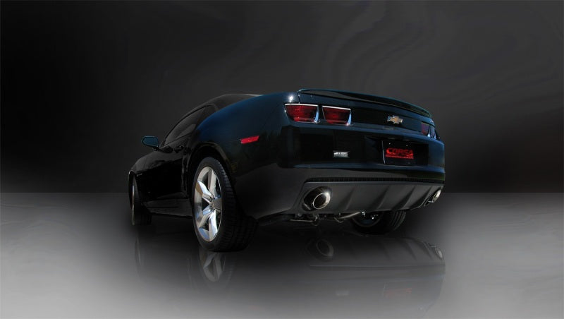 Corsa 10-14 Chevrolet Camaro Coupe SS 6.2L V8 Auto Polished Sport Cat-Back + XO Exhaust - eliteracefab.com