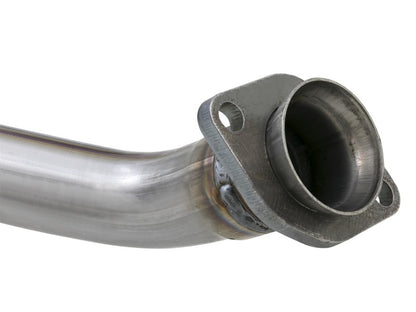 aFe POWER Twisted Steel Y-Pipe w/ Loop Relocation Pipe 12-18 Jeep Wrangler (JK) V6 3.6L aFe